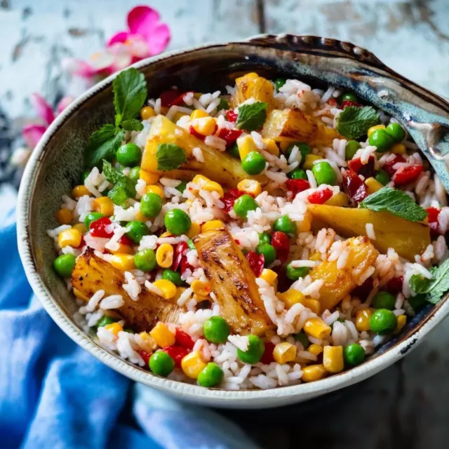 Микси гавайӣ бо ананаси бирёншуда